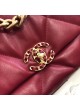 CHANEL 19  FLAP BAG  RED